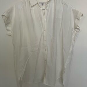 Madewell Cream Button-Up Shirt